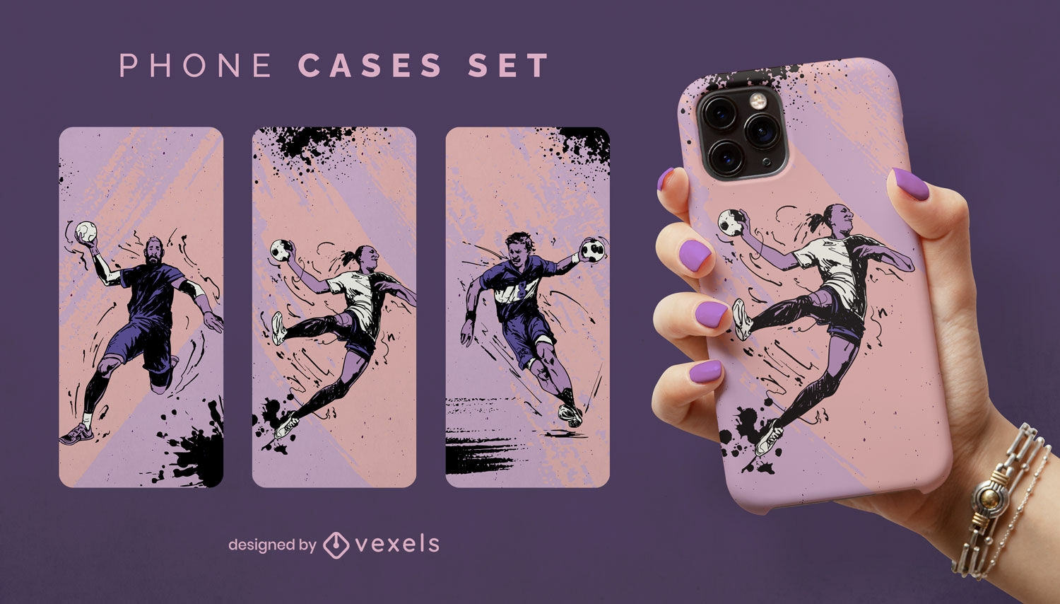 Handball phone case set