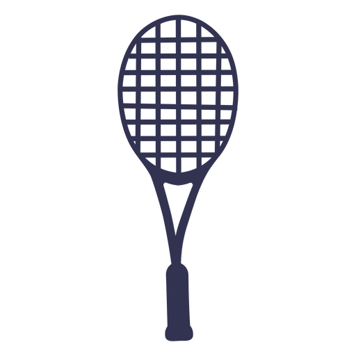 Racquet silhouette PNG Design