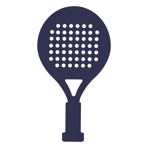 Silhouette der Tennisausrüstung PNG-Design