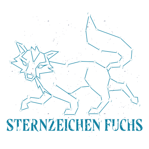 Sternzeichen Fuchs PNG-Design