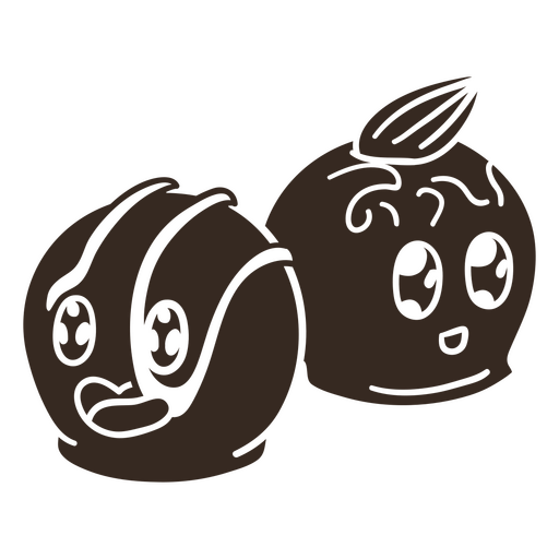 Schokoladenbonbons schneiden Cartoon aus PNG-Design