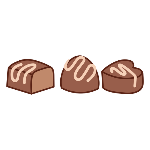 chocolates de dar água na boca Desenho PNG