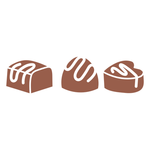 Bombons de chocolate de dar água na boca Desenho PNG