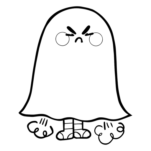 Fantasma de lençol com problemas de peido Desenho PNG