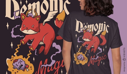 Demonic animal ritual t-shirt design