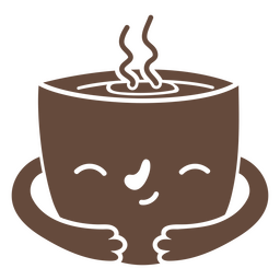 Cute morning coffee cup PNG Design
