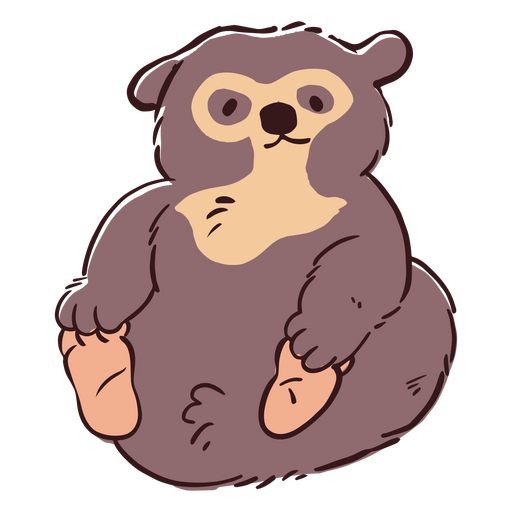Koala cartoon character PNG Design