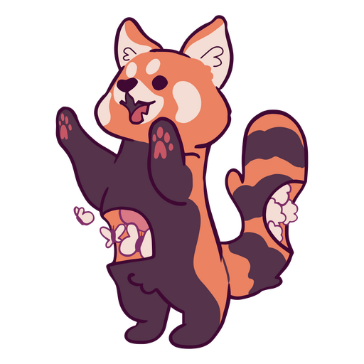 Desenhos animados raposas, personagem de raposa bonita floresta