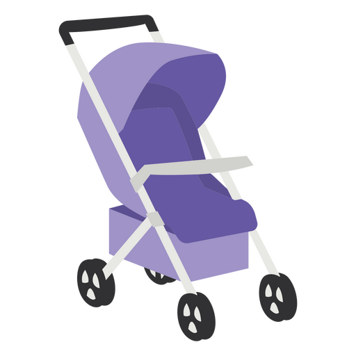 Baby stroller flat design PNG Design