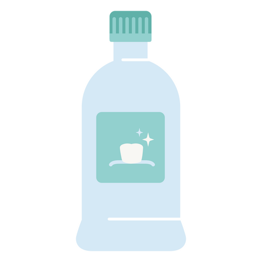 Mouthwash for deep teeth cleaning PNG Design