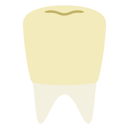 Dental crown icon PNG Design