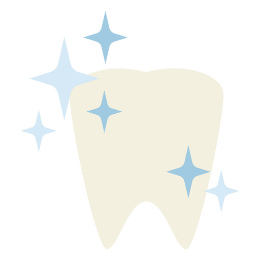 Tiefenreinigung der Zähne PNG-Design