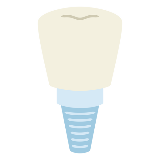 Dental implant for tooth replacement PNG Design