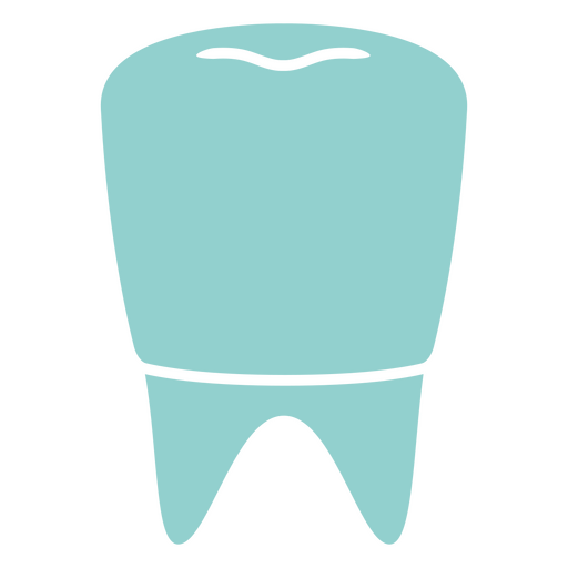 Ícone de recorte de coroa dentária Desenho PNG
