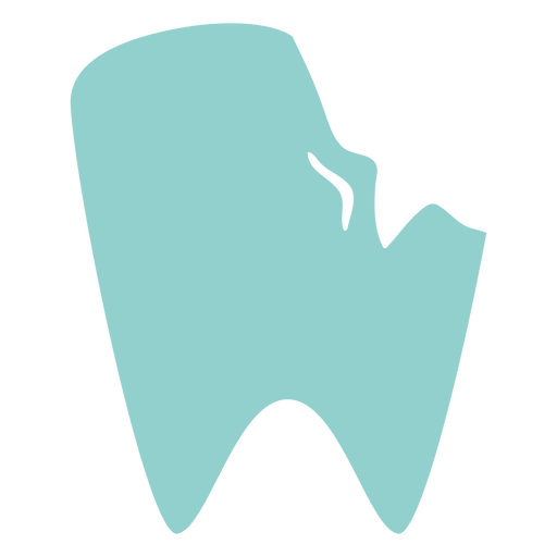 Dental injury cutout icon PNG Design