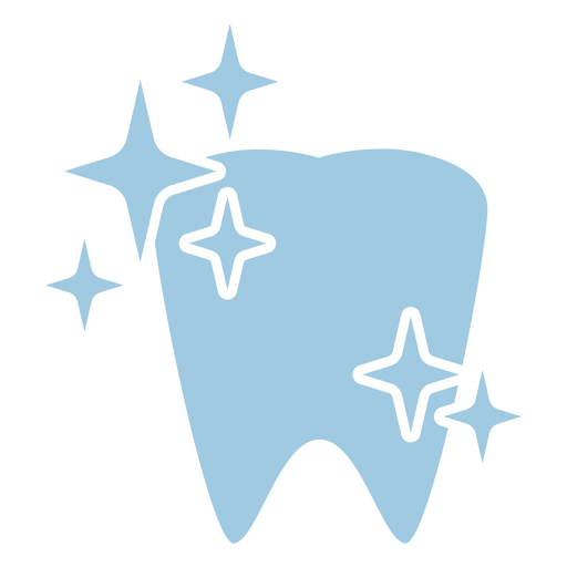Ícone de limpeza profunda dos dentes Desenho PNG