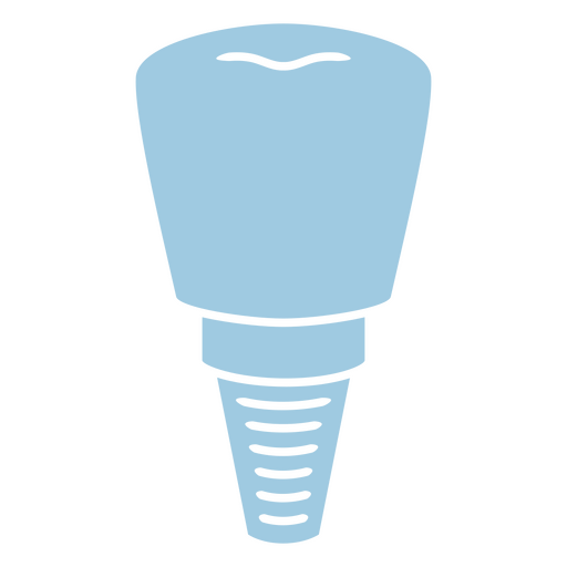 Zahnimplantat für Zahnersatz-Symbol PNG-Design