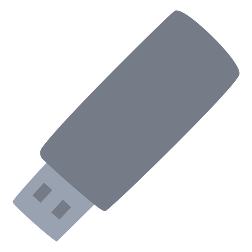 Flaches Design eines USB-Sticks PNG-Design