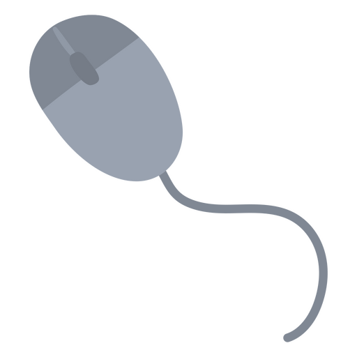 Icono de ratón de computadora plana Diseño PNG