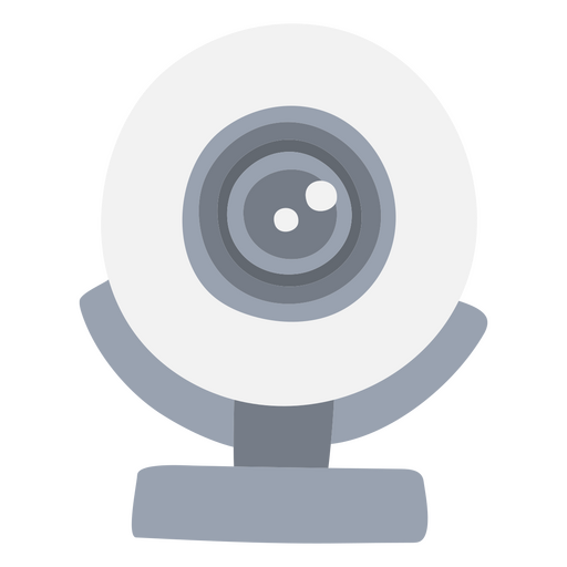 Design plano de uma webcam Desenho PNG