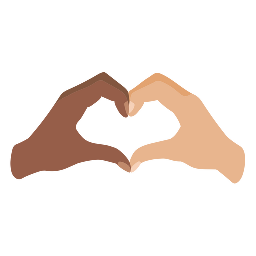 Hand gesture for love PNG Design