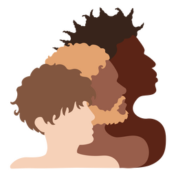 grupo diverso de personas Diseño PNG