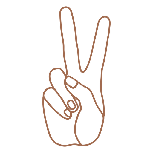 Common hand gesture PNG Design