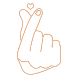 Familiar hand gesture PNG Design