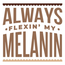 Flexin My Melanin T-Shirt Flexin My Melanin T-Shirt