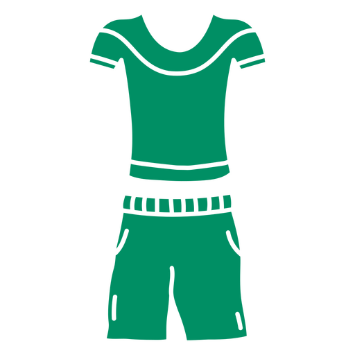 Tennis male uniform cut-out doodle PNG Design