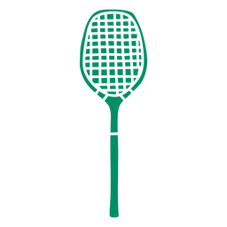 Doodle de recorte de raquete de tênis Desenho PNG