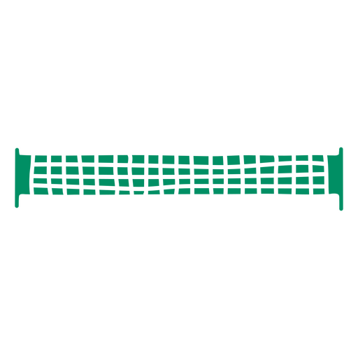Doodle de corte de red de tenis Diseño PNG