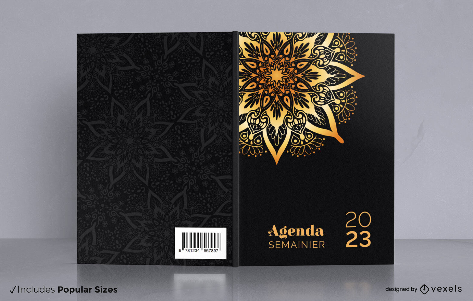 Anxiety Mandala Coloring Book Cover Design Vector Download