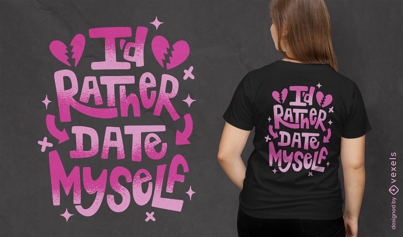 Design de camiseta de citação anti dia dos namorados
