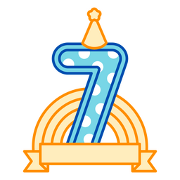 birthday number 1 blue png