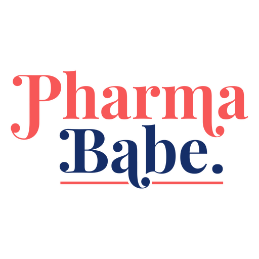 Pharma babe PNG Design