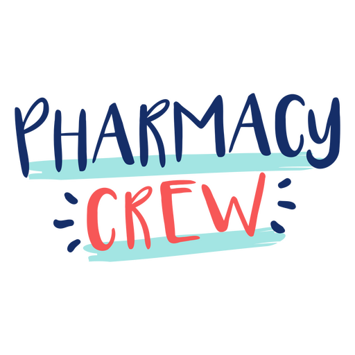 Pharmacy crew PNG Design