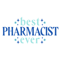 El mejor farmacéutico de todos los tiempos Diseño PNG