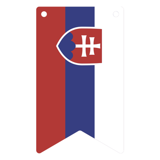 Wimpel der Slowakei PNG-Design