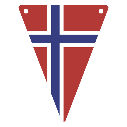 Banderín traingular de Eslovaquia Diseño PNG