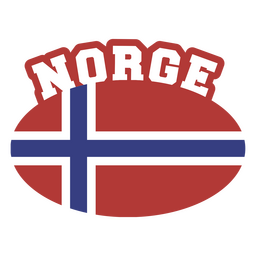 la bandera nacional de noruega Diseño PNG