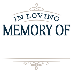 In Loving Memory Of PNG & SVG Design For T-Shirts