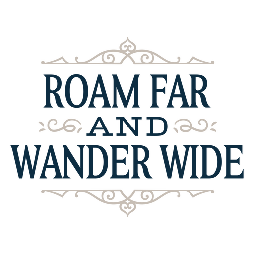 Das Logo für Raum weit und weit wandern PNG-Design