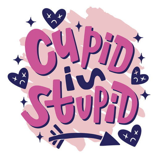 Cupid Rhymes With Stupid Badge Reel Valentine 's Day Badge Reel