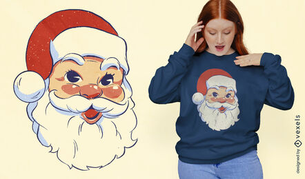 Niedliches Weihnachtsmann-T-Shirt-Design