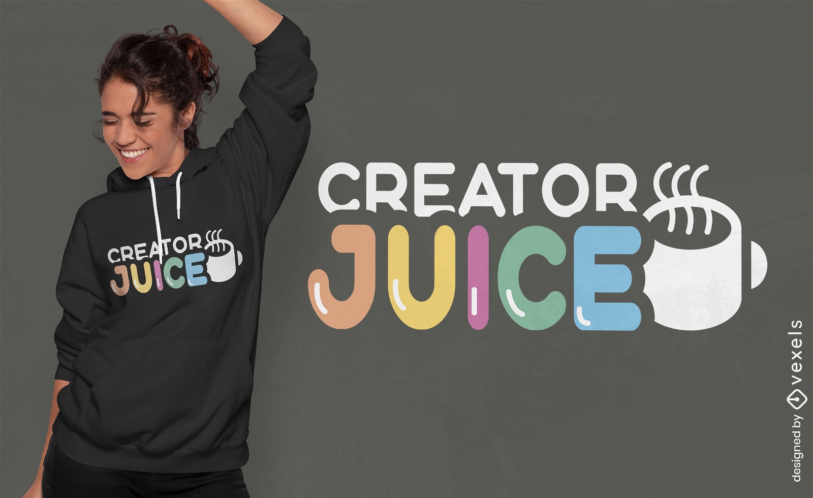 Creator juice coffee t-shirt design
