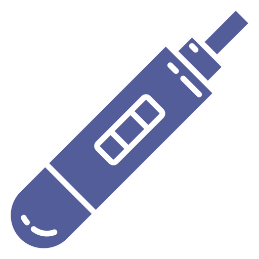 Pregnancy test cut out icon PNG Design