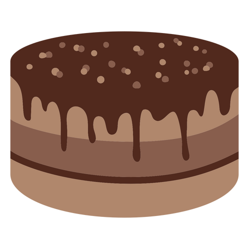 Doces lisos do bolo de chocolate Desenho PNG