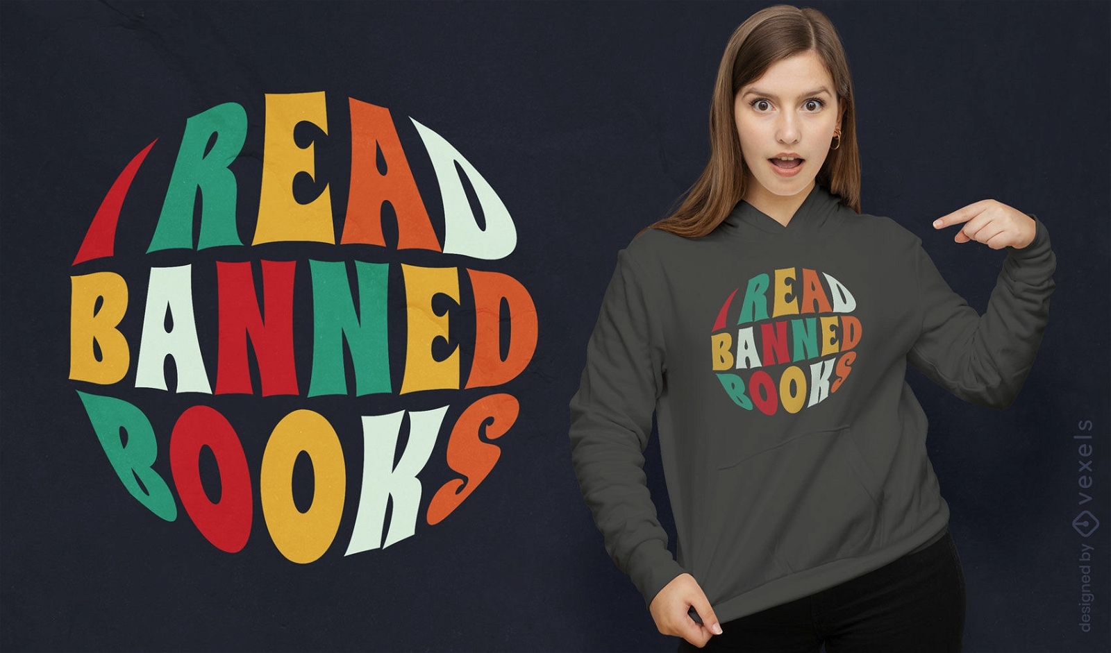 Reading books hobby quote t-shirt design