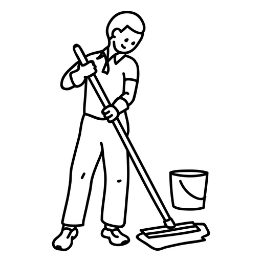 Design gráfico de limpeza lúdica Desenho PNG
